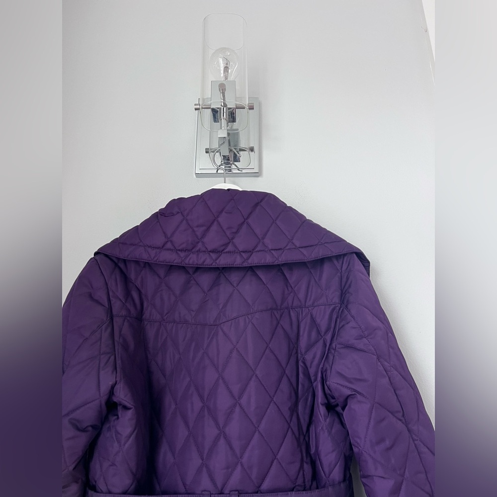 Pendleton Deep Purple Quilted Puffer Jacket - image 6